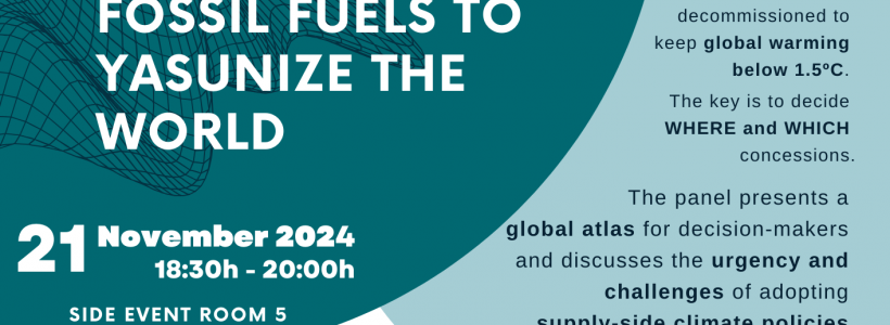 The atlas of the world’s non-extractable fossil fuels at COP29
